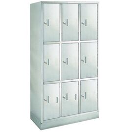 Stainless Steel Wardrobe With Nine Units For Changing Clothes