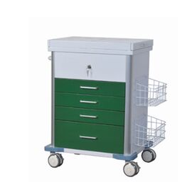 Hospital Storage Trolley With Central Locking