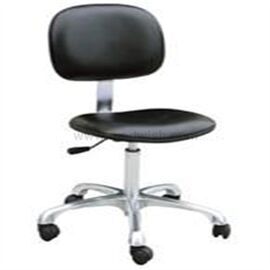 PU Leather Doctor Stool With Back