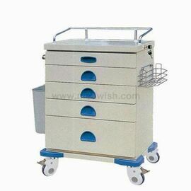 Electro Coating Colour Medical Trolley With Five Drawers
price
